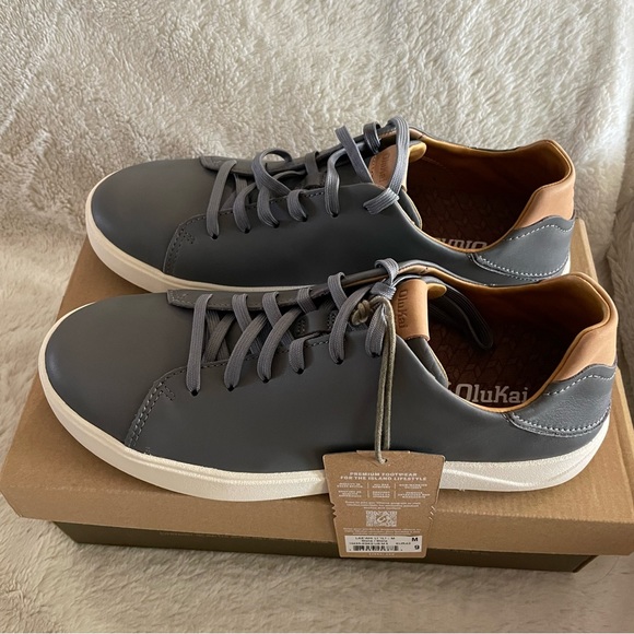 OluKai Other - New with Box OluKai Stone LAE'AHI LI 'ILI Men’s Size 9M Waterproof Leather